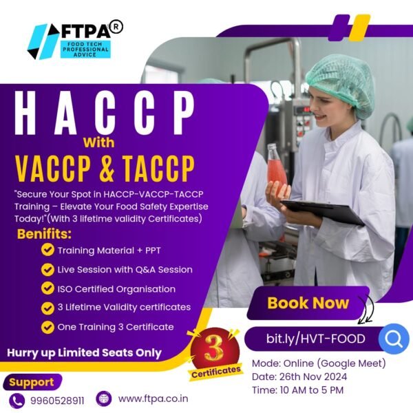 HACCP-VACCP-TACCP Training Program