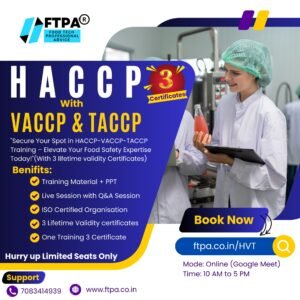 HACCP-VACCP-TACCP Training Program